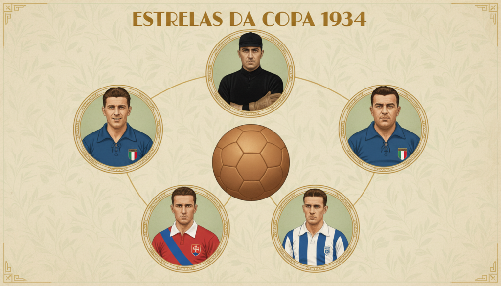 As Cincos Estrelas da Copa do Mundo de 1934