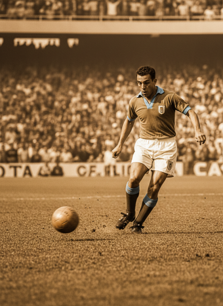 Alcides Ghiggia (Uruguai) — O Homem que Silenciou o Maracanã copa 1950