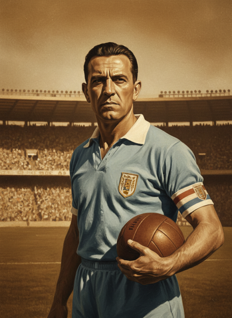 Obdulio Varela (Uruguai) Copa do Mundo 1950