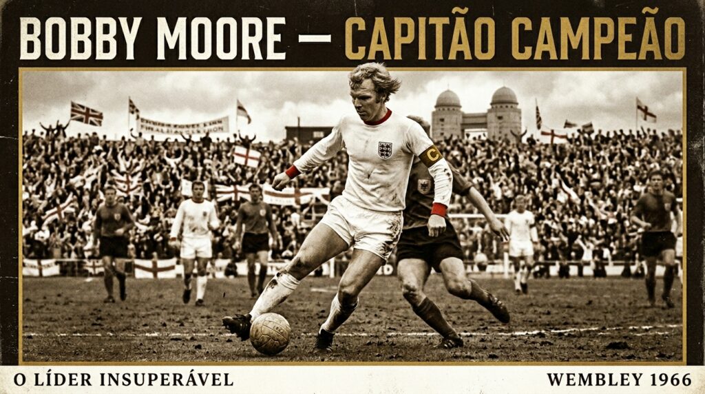 Bobby Moore Liderança Total - Copa do Mundo 1966