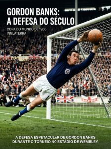 Gordon Banks O muro inglês que resistiu a todos, menos a Hurst - Copa do Mundo de 1966