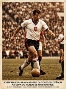 Josef Masopust O tcheco que quase quebrou a hegemonia do futebol sul-americano - Copa do Mundo 1962