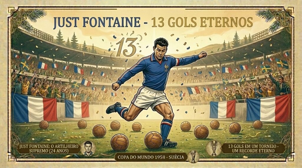 Just Fontaine - 13 Gols - Copa do Mundo de 1958