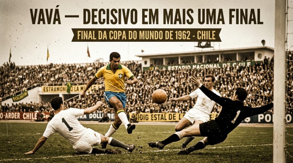 Vavá Decisivo de Novo - Copa do Mundo 1962